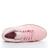 MS-BATCH Air Jordan 1 Low Arctic Pink White Gum Light Brown DC0774-601