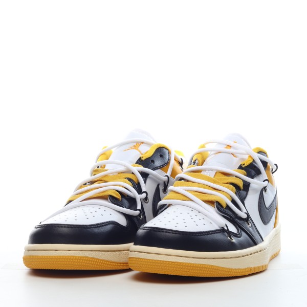 MS-BATCH Air Jordan 1 Low Pollen White Yellow 553558-171