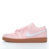 MS-BATCH Air Jordan 1 Low Arctic Pink White Gum Light Brown DC0774-601