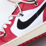 MS-BATCH Air Jordan 1 Low Chicago University Red White Black 553558-118