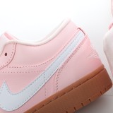 MS-BATCH Air Jordan 1 Low Arctic Pink White Gum Light Brown DC0774-601
