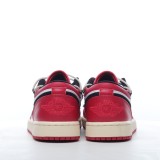 MS-BATCH Air Jordan 1 Low Chicago University Red White Black 553558-118
