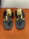 VALENTINO ONE STUD CALFSKIN FLAT THONG SANDAL