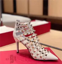 VALENTINO ROCKSTUD PATENT-LEATHER BOOT 100 MM