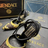FENDI First Fendace printed silk high-heeled slingbacks