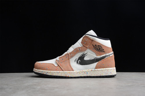 Air Jordan 1 Mid SE Brushstroke DA8005-100