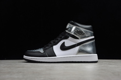Air Jordan 1 Retro High Silver Toe CD0461-001