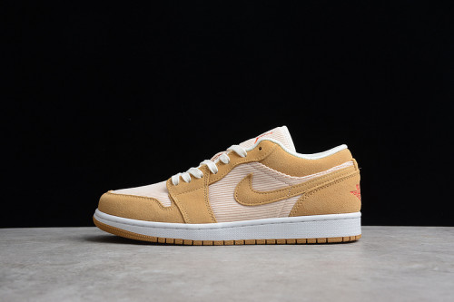 Air Jordan 1 Low Twine Orange Quartz Corduroy DH7820-700