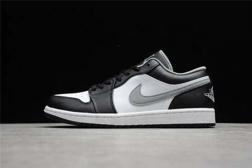 Air Jordan 1 Low Black Medium Grey 553558-040