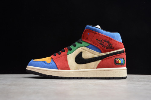 Blue The Great x Air Jordan 1 Mid Fearless CU2805-100