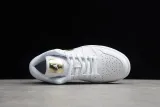 Air Jordan 1 Retro Low White Metallic Gold CZ4776-100