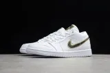 Air Jordan 1 Retro Low White Metallic Gold CZ4776-100