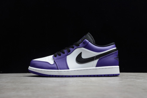 Air Jordan 1 Low Court Purple 553558-500