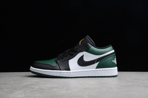 Air Jordan 1 Low Green Toe 553558-371