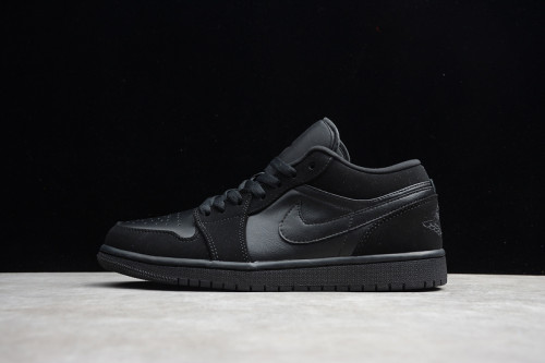 Air Jordan 1 Retro Low Triple Black 553558-025‌
