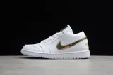 Air Jordan 1 Retro Low White Metallic Gold CZ4776-100