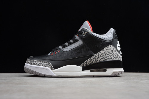 Air Jordan 3 Retro Black Cemen 2018 30th 854262-001