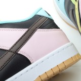 MS BATCH Nike Dunk Low SE Free.99 Black Dark Chocolate Copa Pink Foam DH0952-001