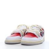 MS-BATCH AIR JORDAN 1 LOW WHITE/BLACK/UNIVERSITY RED CZ0775-100