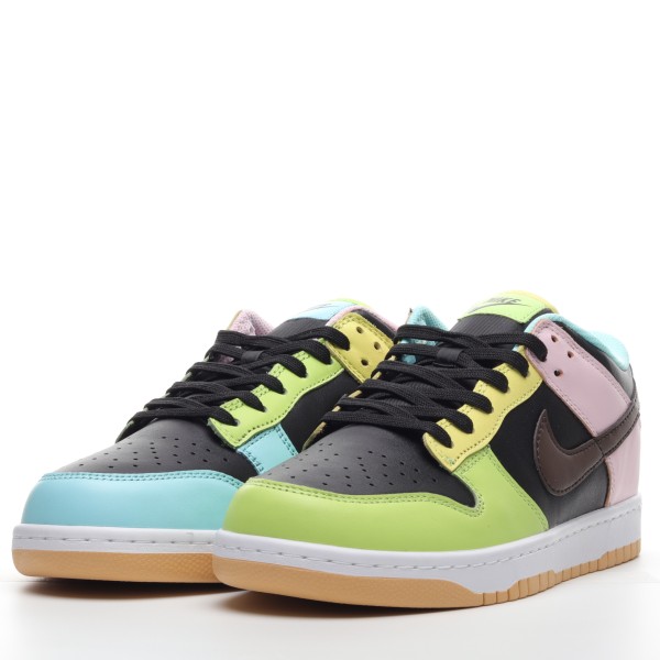 MS BATCH Nike Dunk Low SE Free.99 Black Dark Chocolate Copa Pink Foam DH0952-001