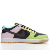 MS BATCH Nike Dunk Low SE Free.99 Black Dark Chocolate Copa Pink Foam DH0952-001