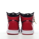 MS BATCH Air Jordan 1 High OG Bred Patent  555088-063