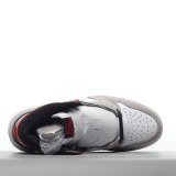 MS BATCH Air Jordan 1 High Smoke Grey Red 555088-126