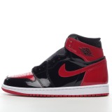 MS BATCH Air Jordan 1 High OG Bred Patent  555088-063