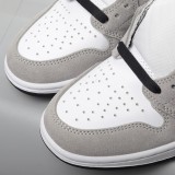 MS BATCH Air Jordan 1 High Smoke Grey Red 555088-126