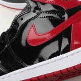 MS BATCH Air Jordan 1 High OG Bred Patent  555088-063
