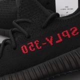 MS BATCH Adidas Yeezy Boost 350 V2  Black/Red Real Boost CP9652