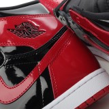 MS BATCH Air Jordan 1 High OG Bred Patent  555088-063