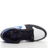 MS BATCH Jordan 1 Mid White Black Royal 554724-140