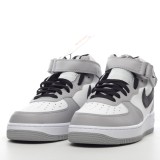 MS BATCH Air Jordan 1 MID LIGHT SMOKE GREY/BLACK-WHITE 554724-092