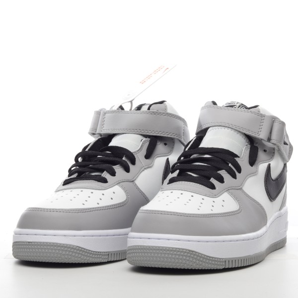 MS BATCH Air Jordan 1 MID LIGHT SMOKE GREY/BLACK-WHITE 554724-092