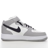 MS BATCH Air Jordan 1 MID LIGHT SMOKE GREY/BLACK-WHITE 554724-092