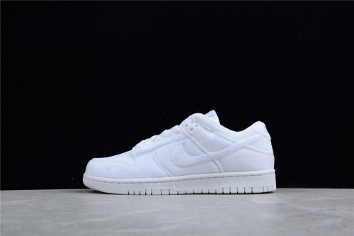 Dover Street Market x Dunk Low White Velvet DH2686-100