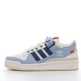 MS BATCH Adidas Forum 84 Low Blue Cloud White HQ6334