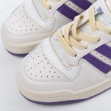 MS BATCH Adidas FORUM 84 LOW 'WHITE COLLEGE PURPLE' GX4535