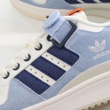 MS BATCH Adidas Forum 84 Low Blue Cloud White HQ6334