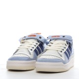 MS BATCH Adidas Forum 84 Low Blue Cloud White HQ6334