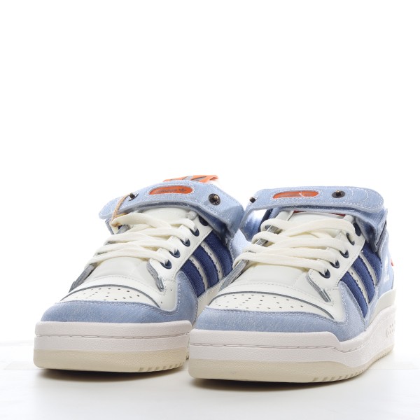 MS BATCH Adidas Forum 84 Low Blue Cloud White HQ6334