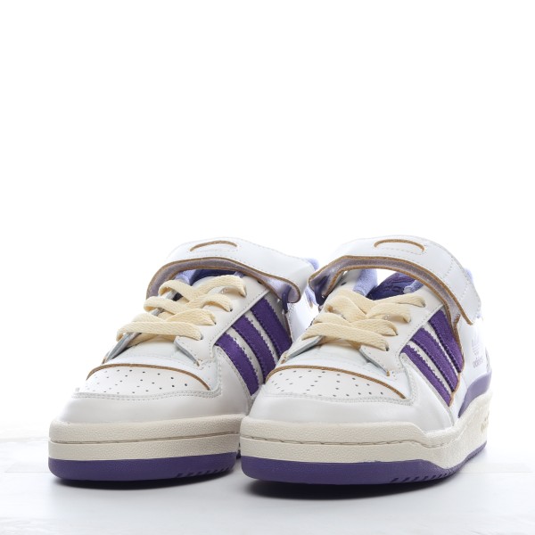 MS BATCH Adidas FORUM 84 LOW 'WHITE COLLEGE PURPLE' GX4535