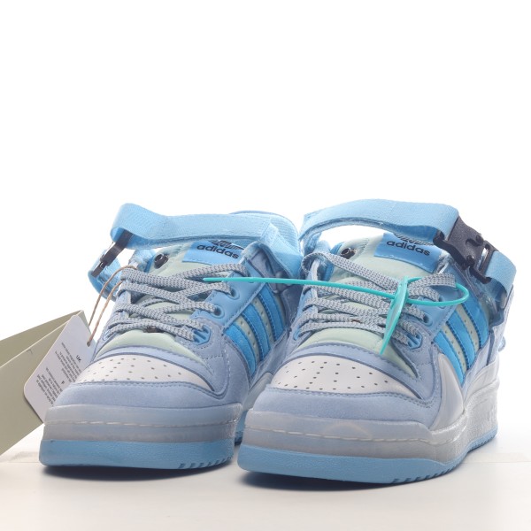 MS BATCH Adidas BAD BUNNY X FORUM BUCKLE LOW 'BLUE TINT' GY9693