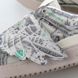 MS BATCH Adidas JEREMY SCOTT X FORUM WINGS 1.0 LOW 'MONEY' GX6393