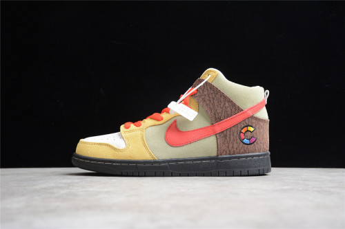 Color Skates x SB Dunk High Kebab and Destroy CZ2205-700