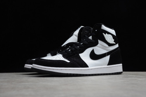 PK God AIR JORDAN 1 RETRO HIGH OG BLACK WHITE 555088-010