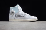 Off-White x Air Jordan 1 Retro High Euro AQ0818-100