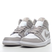 MS Batch AIR JORDAN 1 MID 'COLLEGE GREY' 554724-082