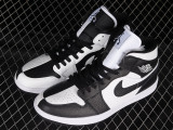Air Jordan 1 Mid Split Black White DR0501-101